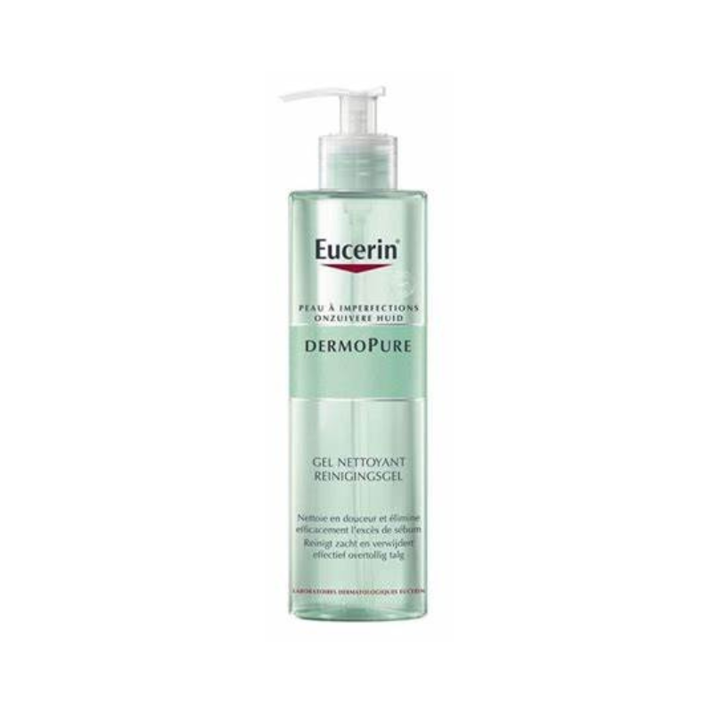 Eucerin Dermopure Gel Nettoyant, 400ML