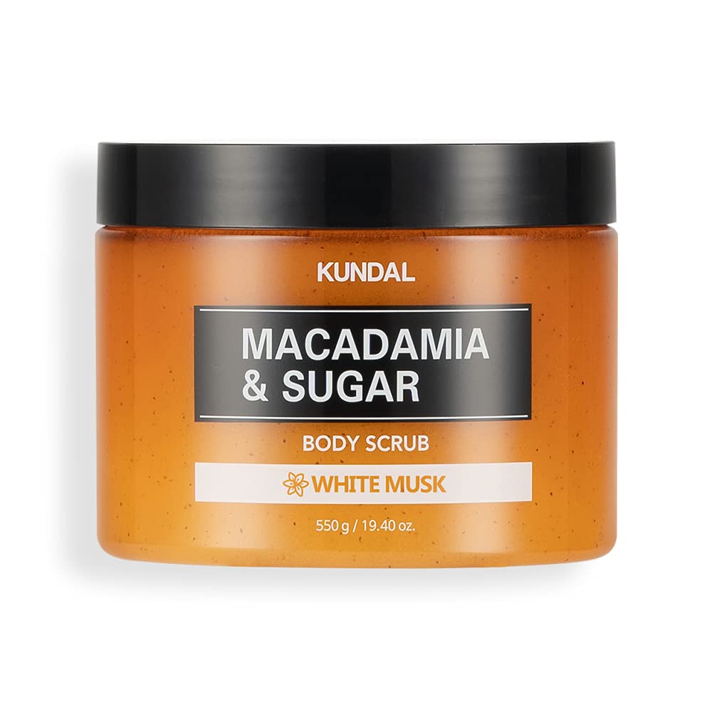 KUNDAL Macadamia & Sugar Body Scrub 550g #White Musk