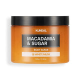 KUNDAL Macadamia & Sugar Body Scrub 550g #White Musk