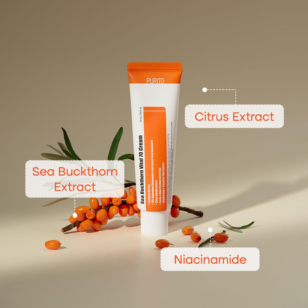 Purito Seoul Sea Buckthorn Vital 70 Cream 50ML