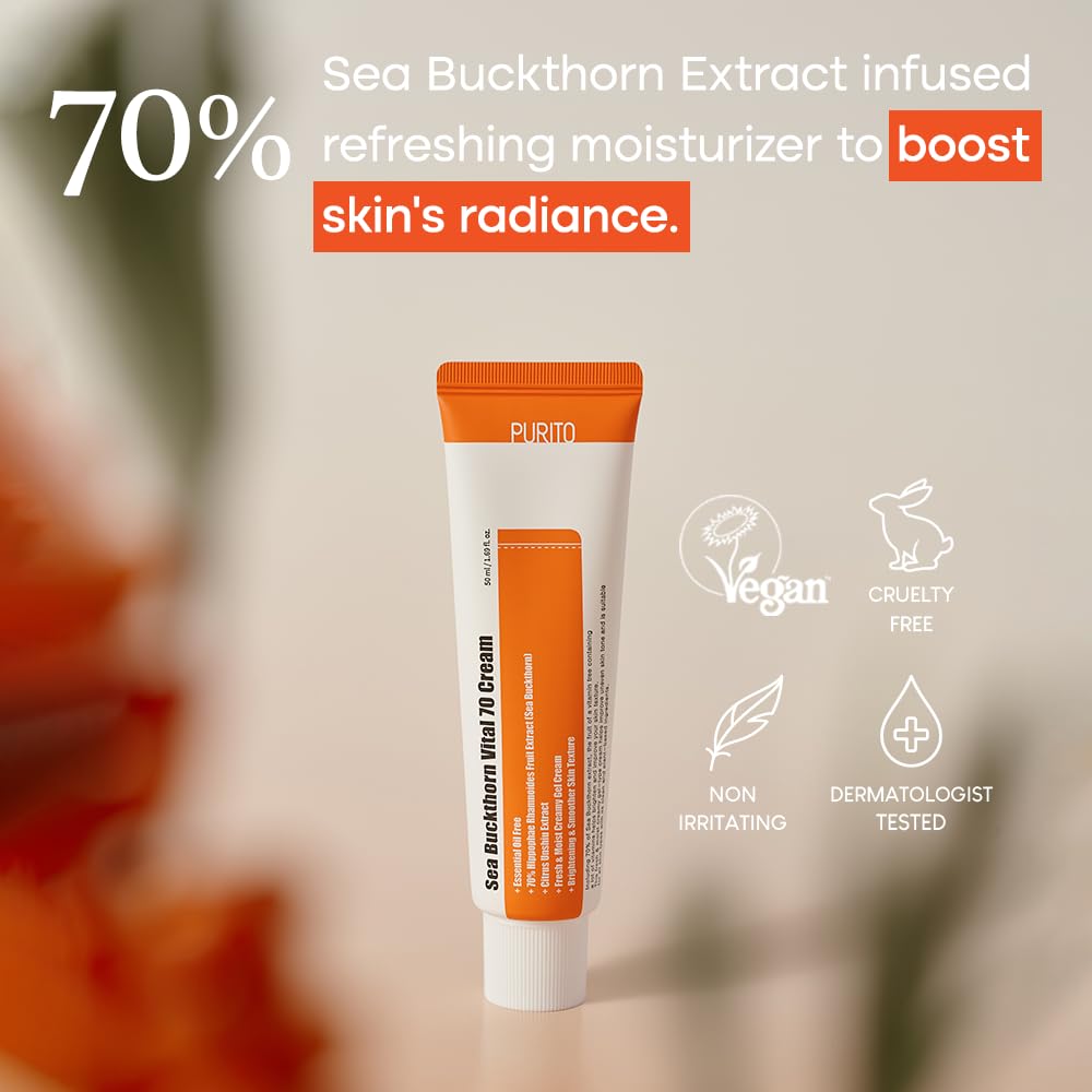 Purito Seoul Sea Buckthorn Vital 70 Cream 50ML