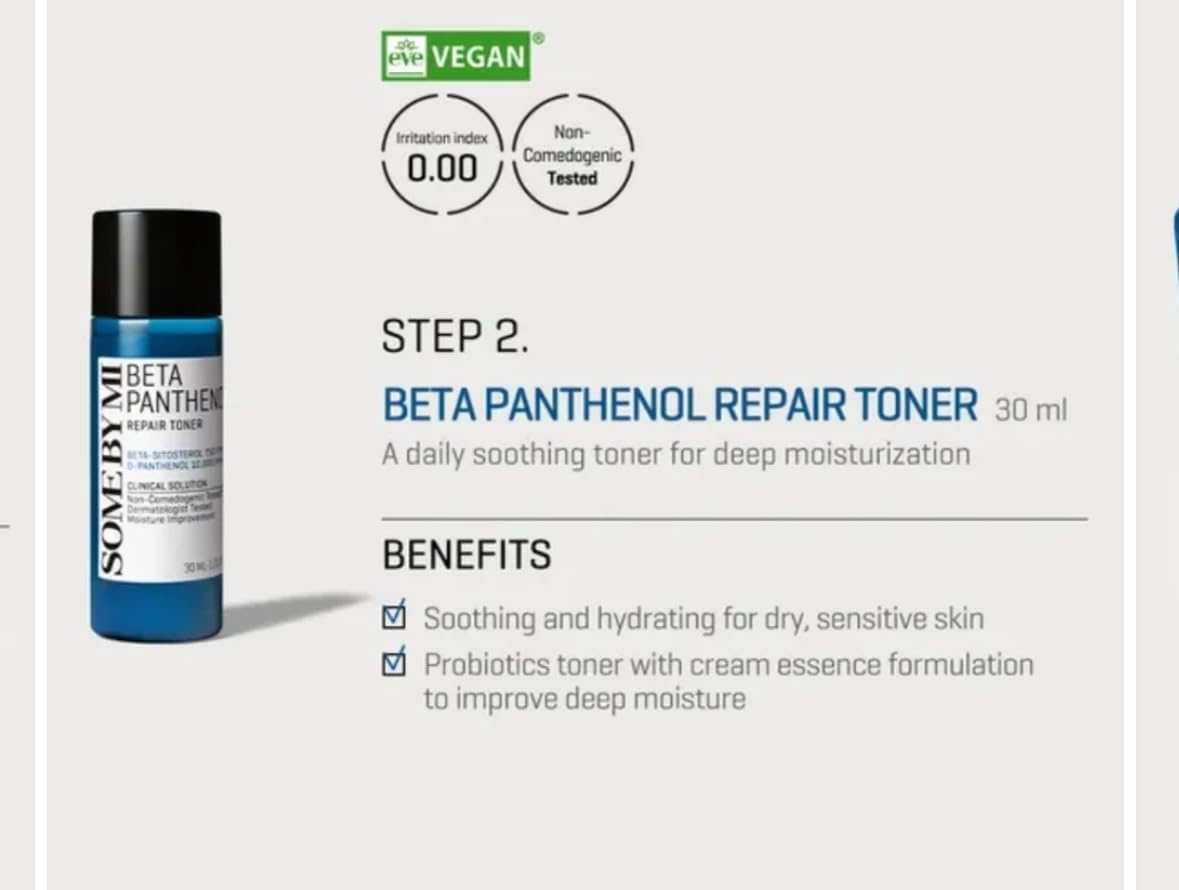 Some By Mi Beta Panthenol Repair Starter Kit