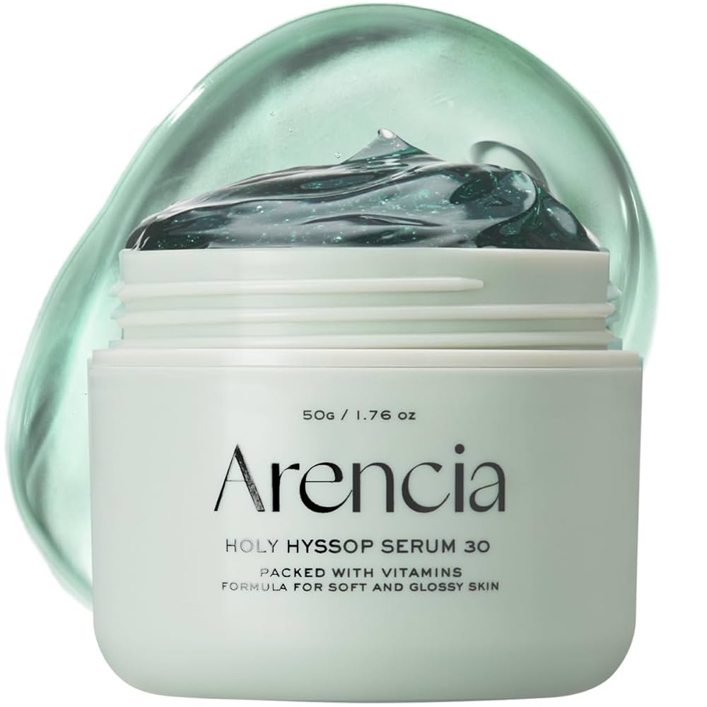 Arencia Holy Hyssop Serum 30 50 G | Korean Soothing & Pore Care Face Serum for Excess Oil, Blemishes & Skin Texture