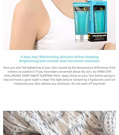 Farm Stay Hyaluronic Acid Every Night Sleeping Pack 120ML
