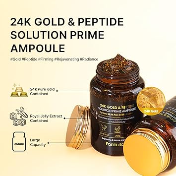 Farm Stay 24K Gold &amp; Peptide Solution Prime Ampoule 250ML