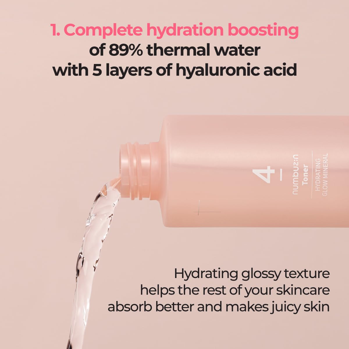 Numbuzin No. 4 Hydrating Glow Mineral Toner 200ML