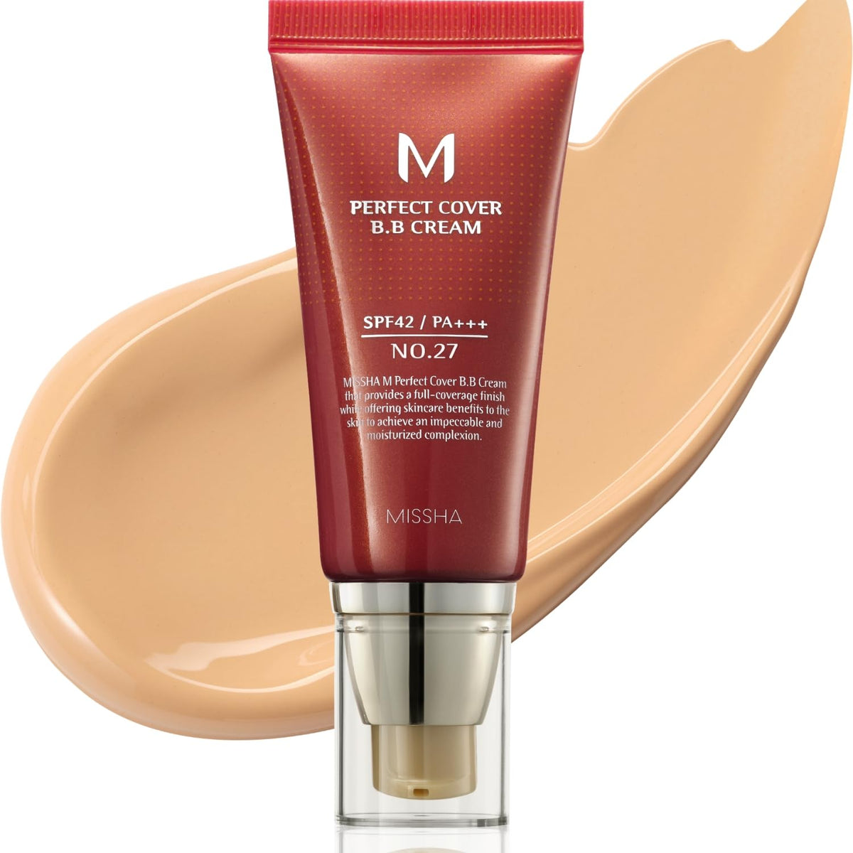 MISSHA M Perfect Cover BB Cream SPF42 PA+++ (No.27 Honey Beige) 50ML