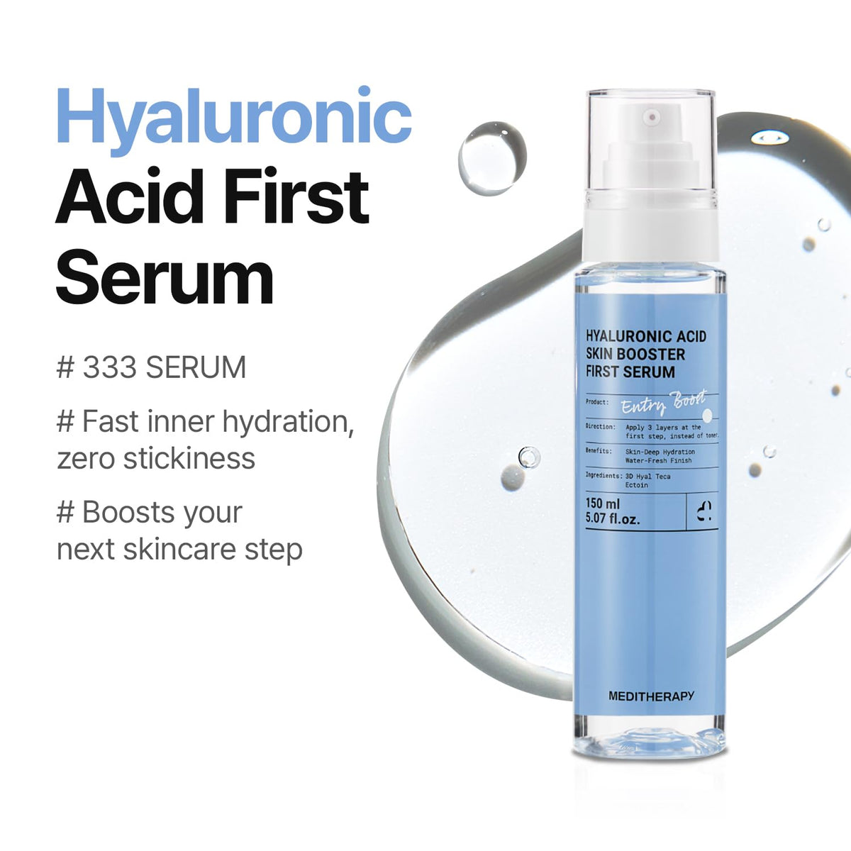 Meditherapy Hyaluronic Acid Skin Booster First Serum 150ML