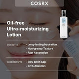 Cosrx OIL-FREE Ultra- Moisturizing Lotion (with birch sap ) 100ml