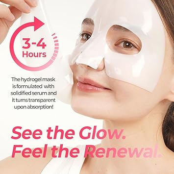 Farm Stay Plump & Glow PDRN & Vitamin Hydrogel Mask 5EA