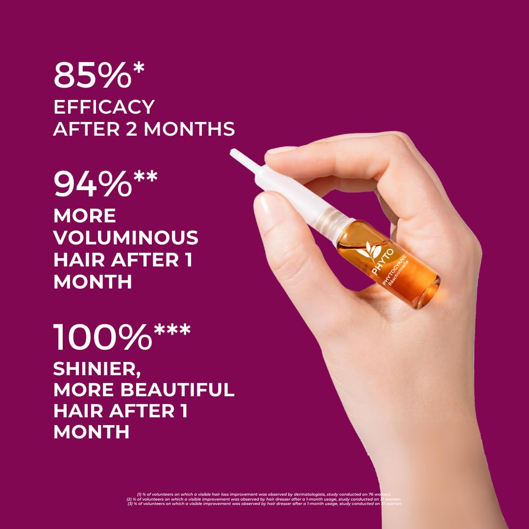 Phyto Phytocyane Revitalizing Treatment for Reactional Hair Thinning - Women 12 Vials x 5ml