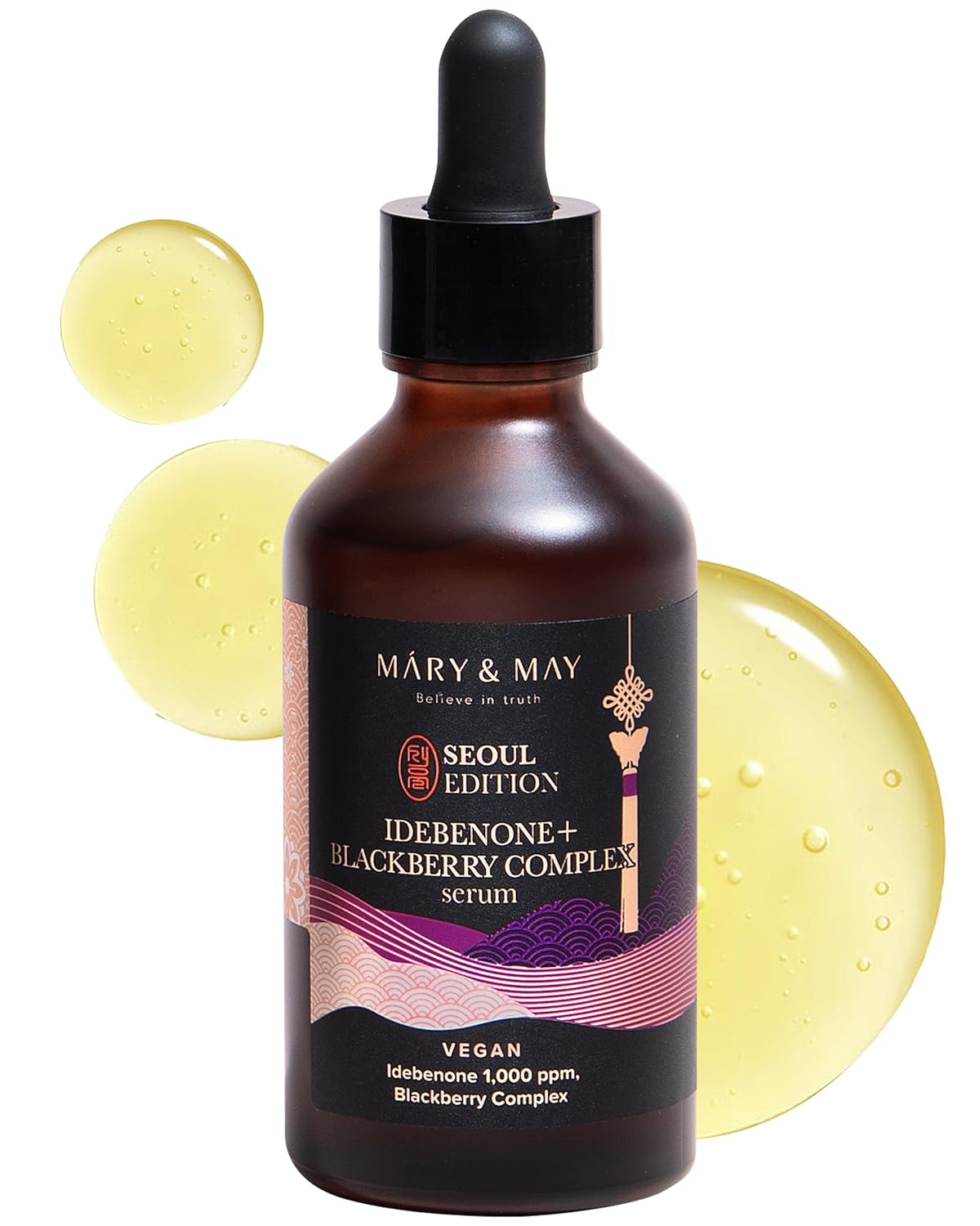 Mary & May Idebenone + Blackberry Complex Serum 80ml – Seoul Edition