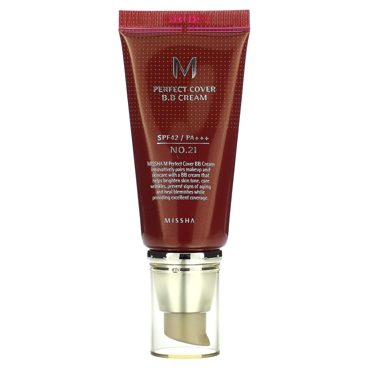 MISSHA M Perfect Cover BB Cream SPF42 PA+++ (No.21 Light Beige) 50ML