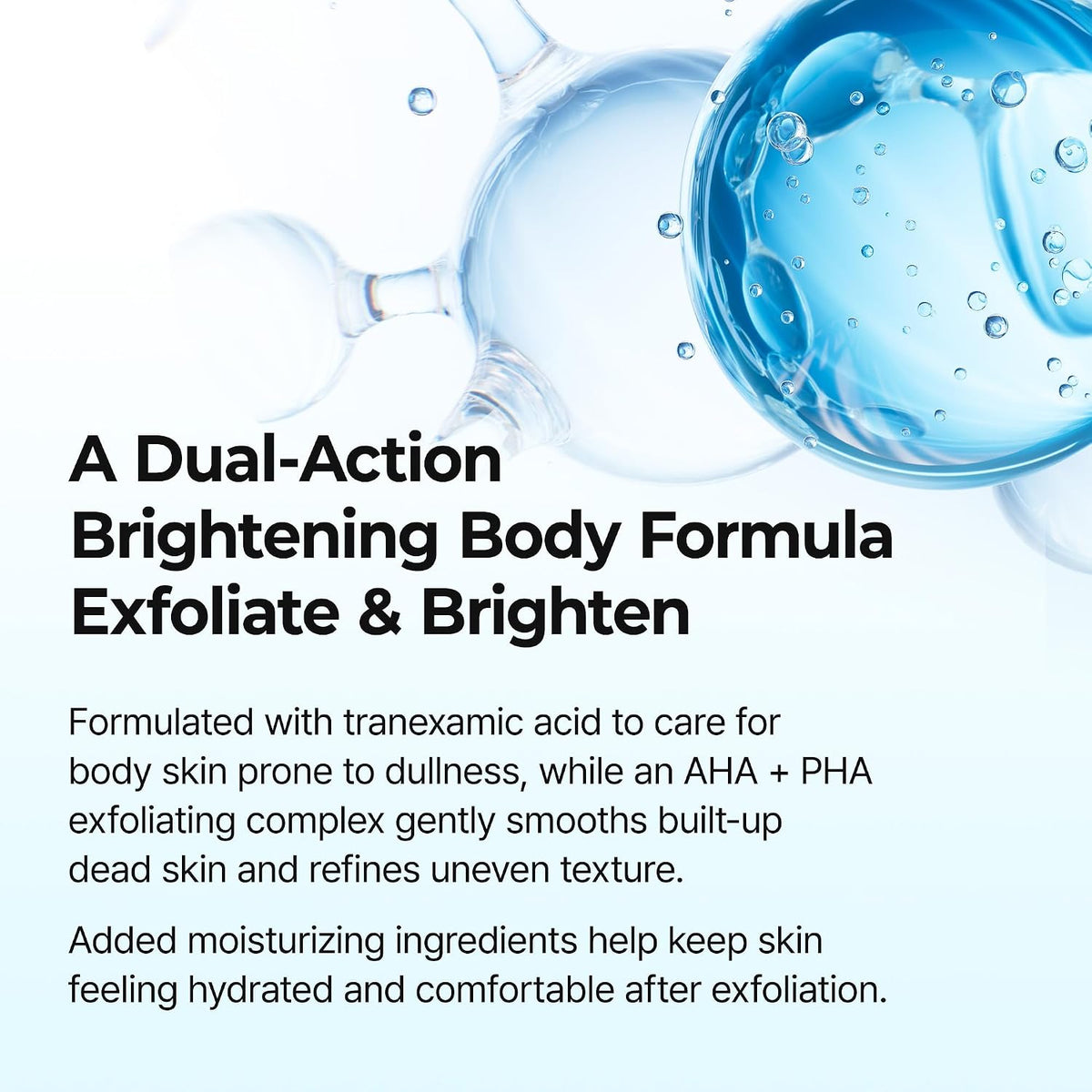 Dr.Melaxin Peel Shot Exfoliating TX-Spray 6.76 fl.oz - 99% Tranexamic Acid and Niacinamide Body Exfoliator Spray for Uneven Skin Tone, AHA PHA Body Peel for Rough Skin, K-Beauty Body Skin Care