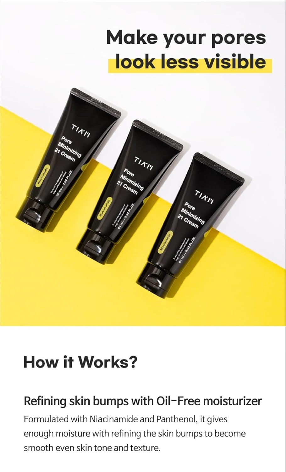 Tia'm Pore Minimizing 21 Cream 60ML