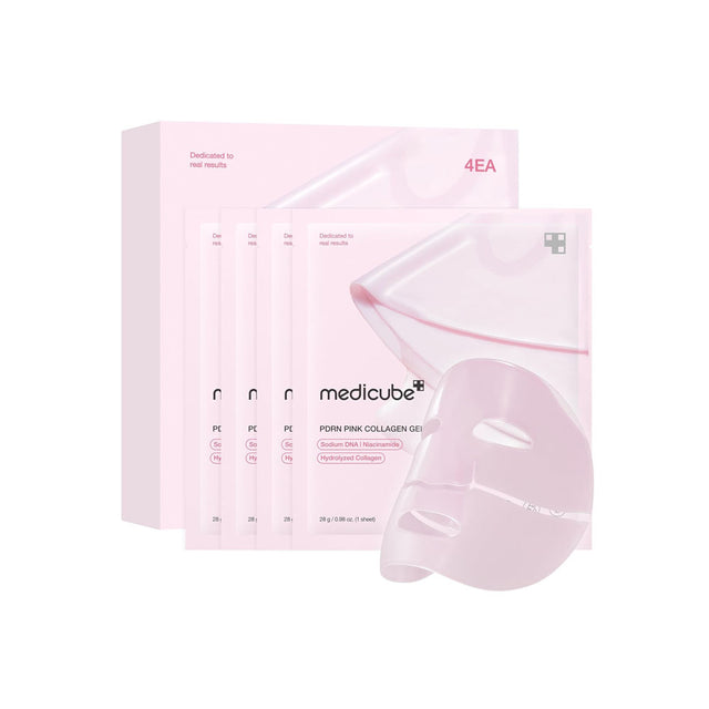 Medicube PDRN Pink Collagen Gel Mask 28g ( 1 Sheet x 4Pcs )