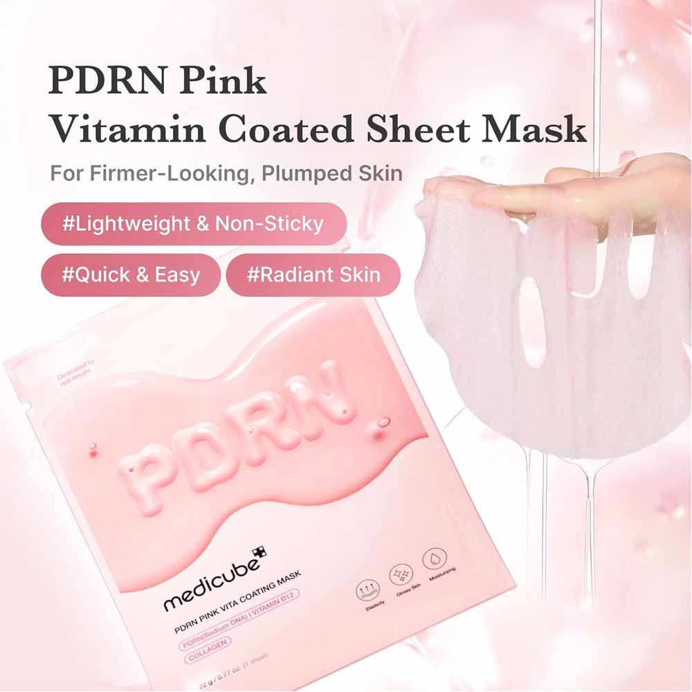 MEDICUBE PDRN PINK VITA COATING MASK 22G 10EA