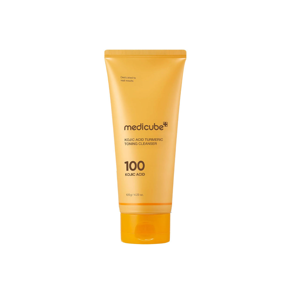 MEDICUBE KOJIC ACID TURMERIC TONING CLEANSER 120G