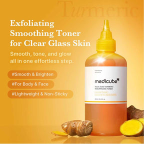 MEDICUBE KOJIC ACID TURMERIC RESURFACING TONER 250ML
