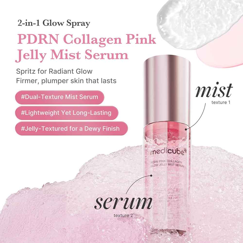 Medicube PDRN Pink Collagen Glow Jelly Mist Serum100ML