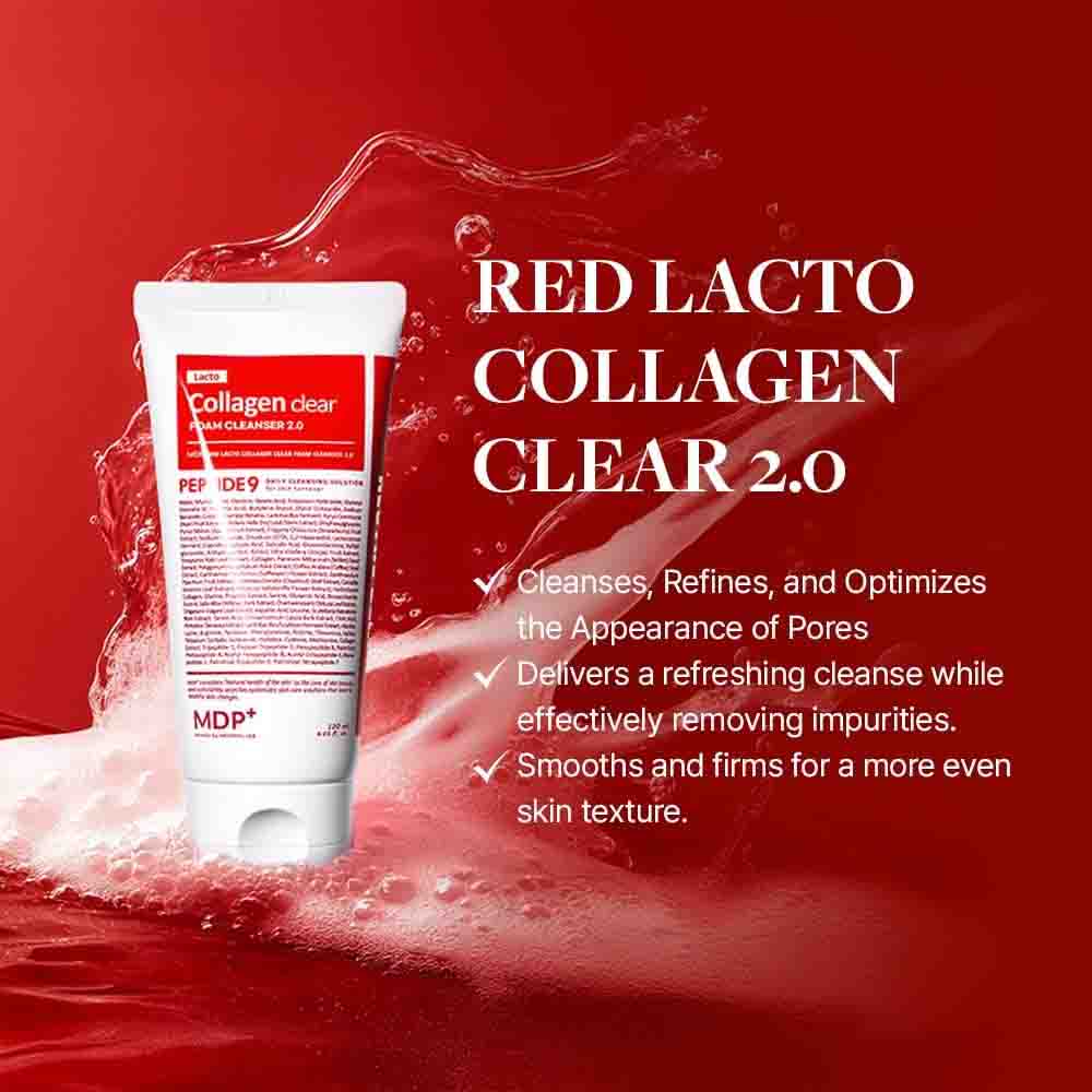 MEDI-PEEL Red Lacto Collagen Foam Cleanser 2.0 120ML
