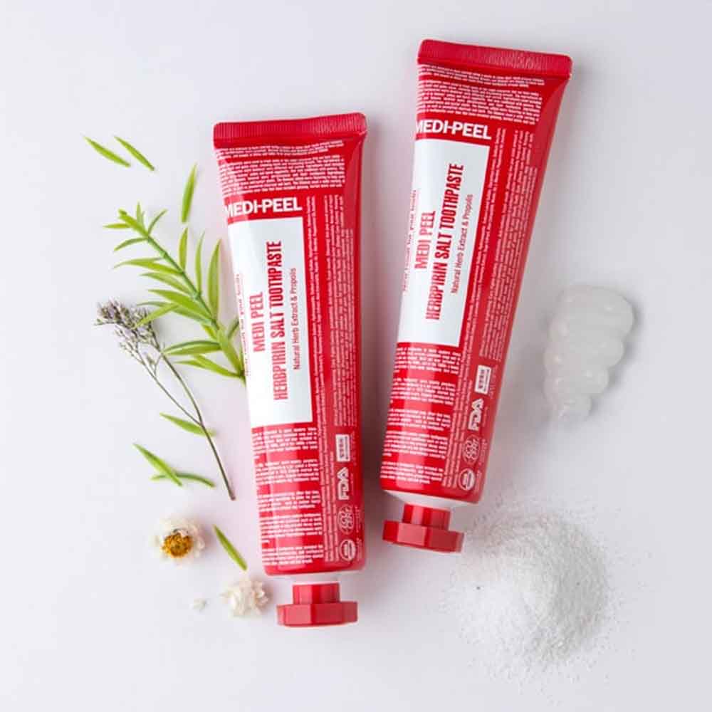 Medi-Peel Herb Pirin Salt Toothpaste Natural Herb Extract & Truffle Salt 130 g