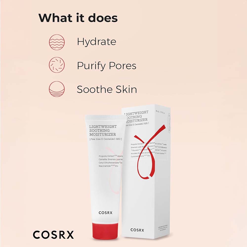 COSRX Light weight Soothing Moisturizer 80ML TEA TREE&CENTELLAC-RX
