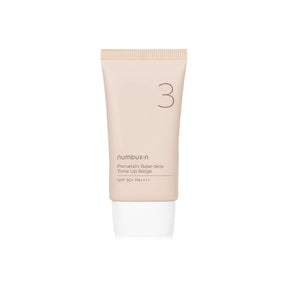 Numbuzin No.3 Porcelain Base-Skip Tone Up Beige SPF 50+ PA++++ 50ml