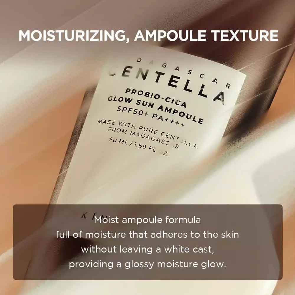 SKIN1004 Madagascar Centella Probio-Cica Glow Sun Ampoule 50ML