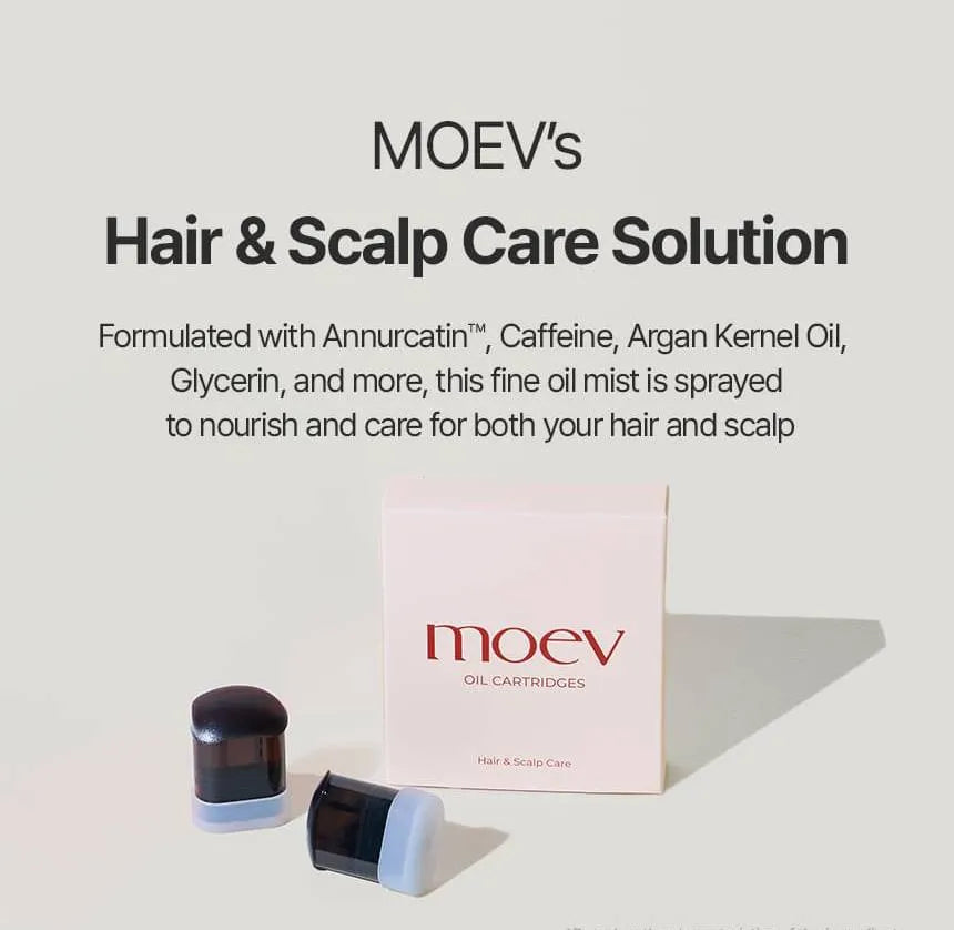 MOEV Hair Steamer Pro Oil Cartridges Set (2ea)