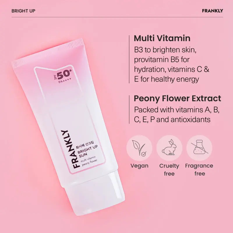 FRANKLY Bright Up Brightening & Tone Up Sunscreen 50ML