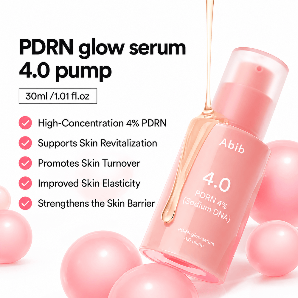 Abib PDRN 4% Sodium DNA Serum 30ML | Hydrating & Firming Skin Renewal Serum