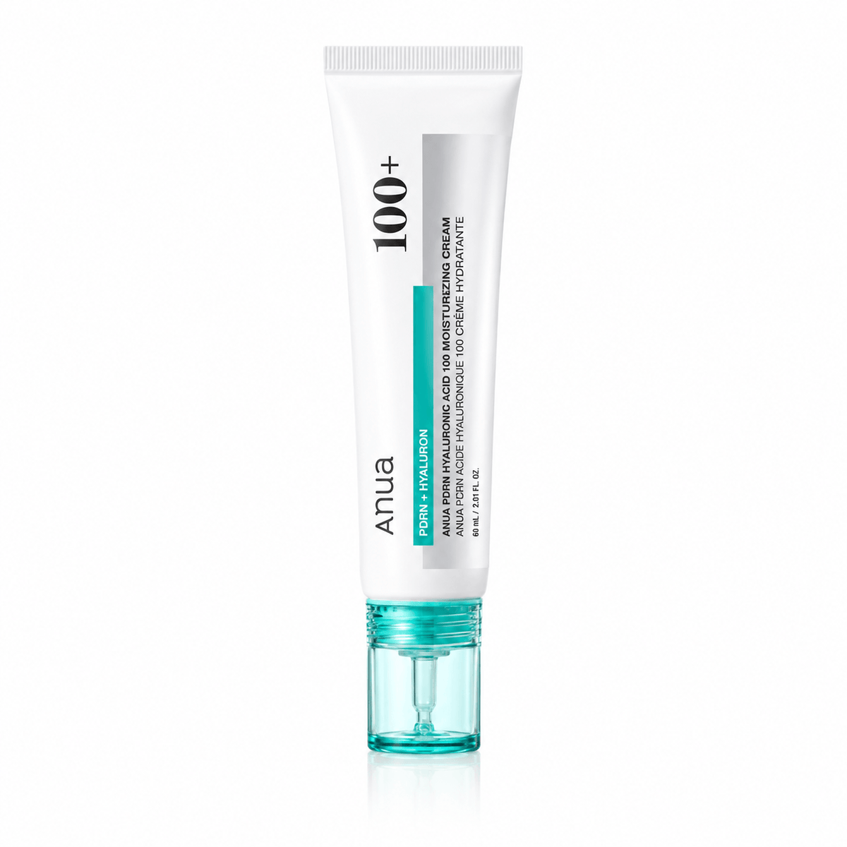 Anua PDRN Hyaluronic Acid 100 Moisturizing Cream 60 ML | Korean Deep Hydrating Face Moisturizer for Plump, Dewy & Glowing Skin