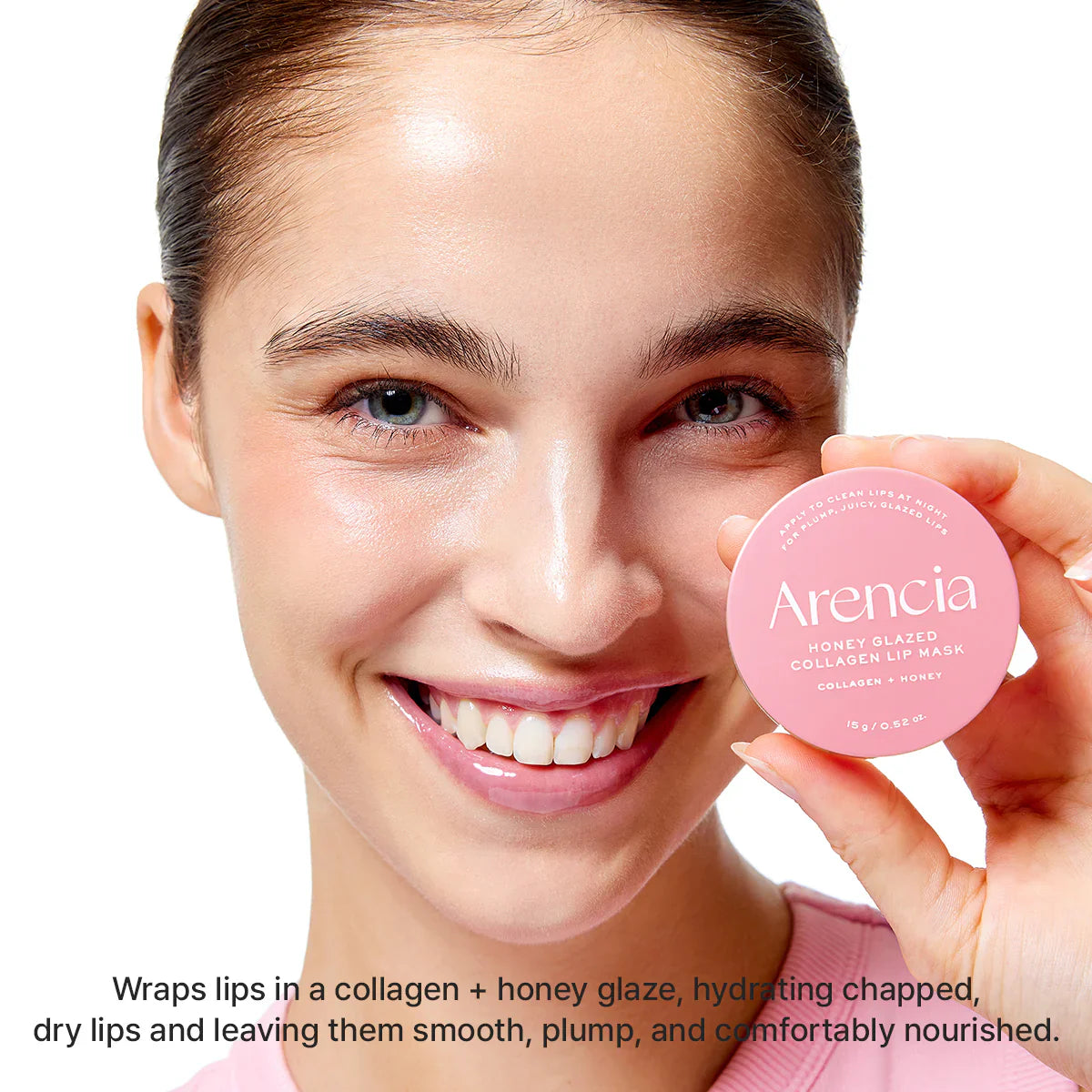 Arencia Honey Glazed Collagen Lip Mask Collagen+ Honey 15g