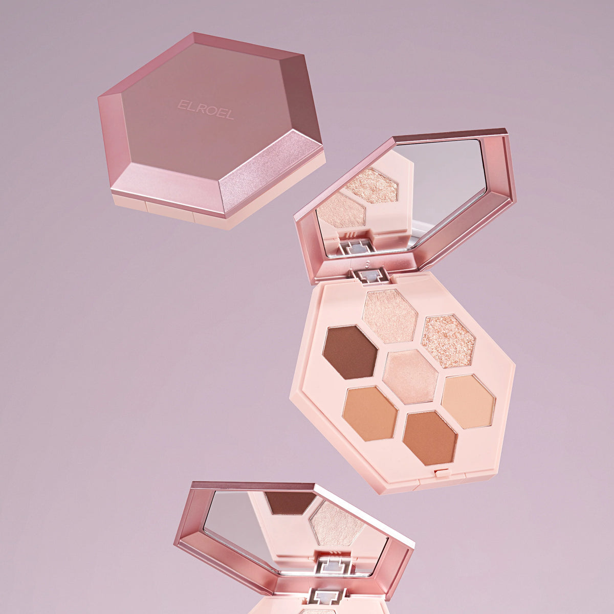 Elroel Barely Mood Palette #01 Brown Mauve