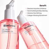 Biodance Collagen Cleansing Oil 200 ML | Korean Hydrating Facial Cleansing Oil for Makeup Removal, Sunscreen, Sebum & Deep Pore Cleansing