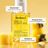 Biodance Radiant Vita Niacinamide Serum 30 ML | Korean Brightening Face Serum for Dark Spots, Hyperpigmentation, Uneven Skin Tone & Radiant Glow