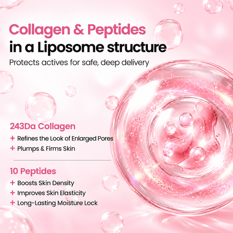 Biodance Collagen Peptide Liposome Bubble Booster 95 ML | Korean Firming & Hydrating Face Serum for Skin Elasticity, Fine Lines & Plump Glowing Skin