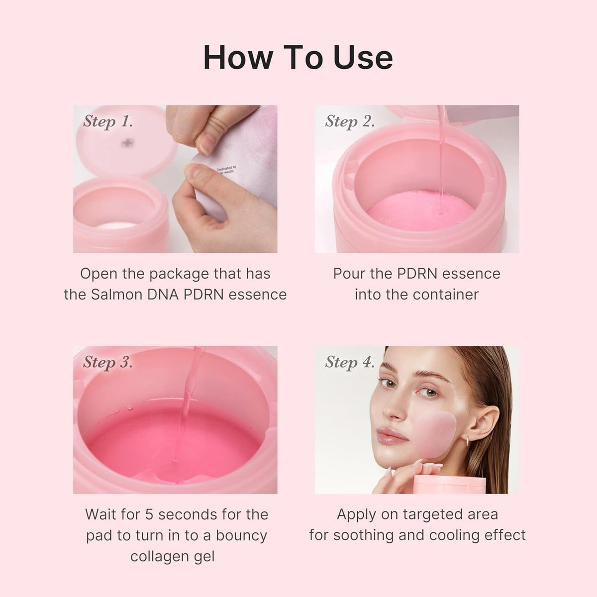 Medicube PDRN Pink Collagen Tonning Gel Toner Pad 120ml ( 70pads )