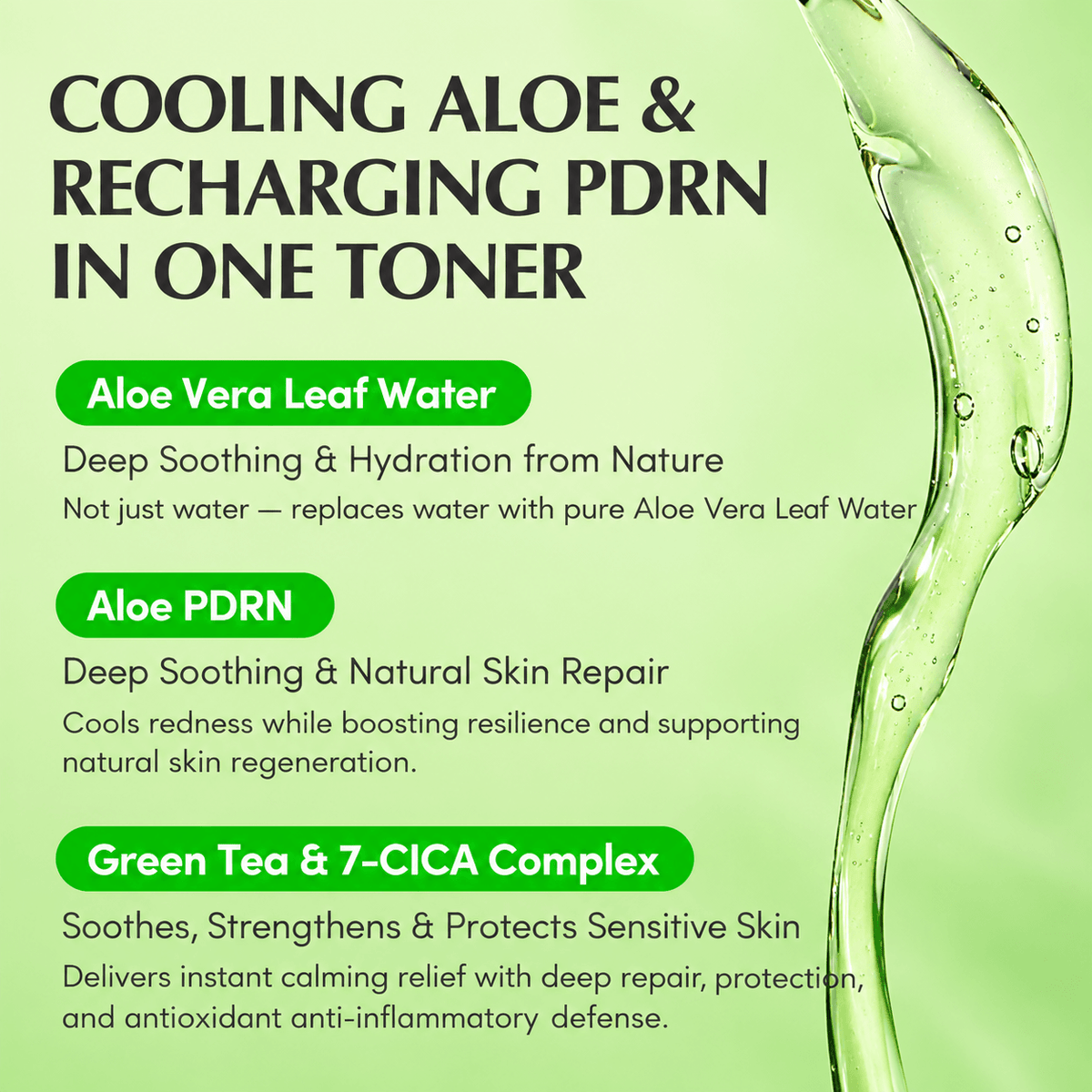 Eqqualberry Aloe PDRN Calming Toner 150 ML | Korean Soothing & Hydrating Face Toner for Sensitive Skin