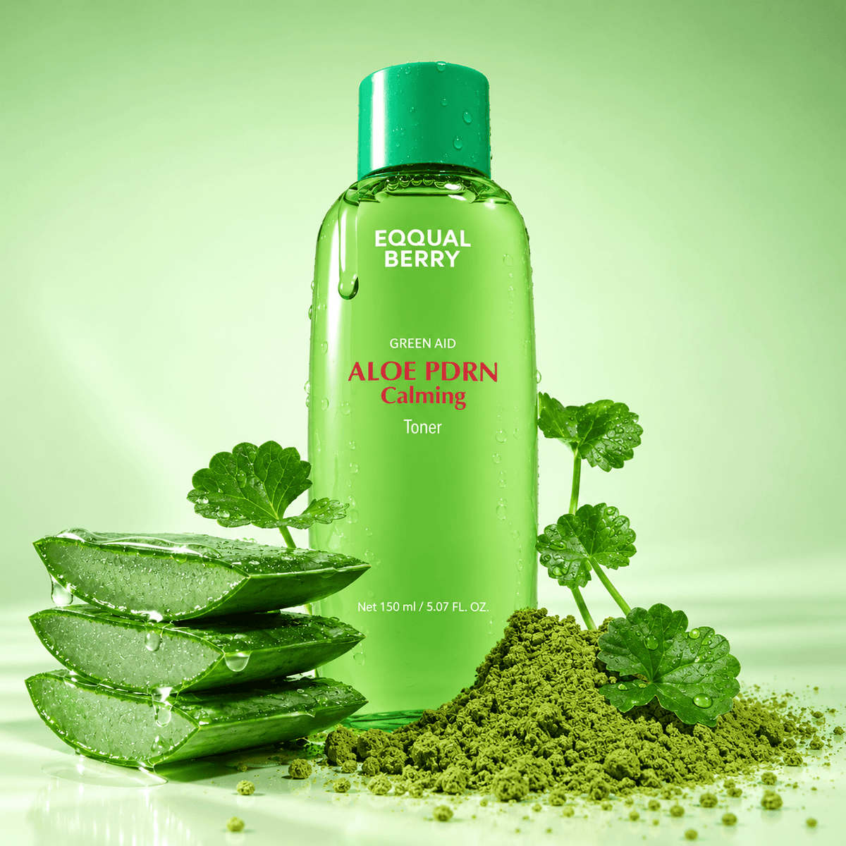 Eqqualberry Aloe PDRN Calming Toner 150 ML | Korean Soothing & Hydrating Face Toner for Sensitive Skin