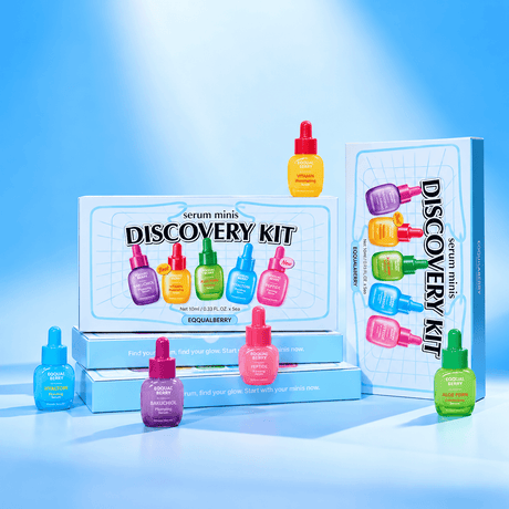 Eqqualberry Discovery Kit | Korean Skincare Set for Hydration, Brightening & Sensitive Skin Care