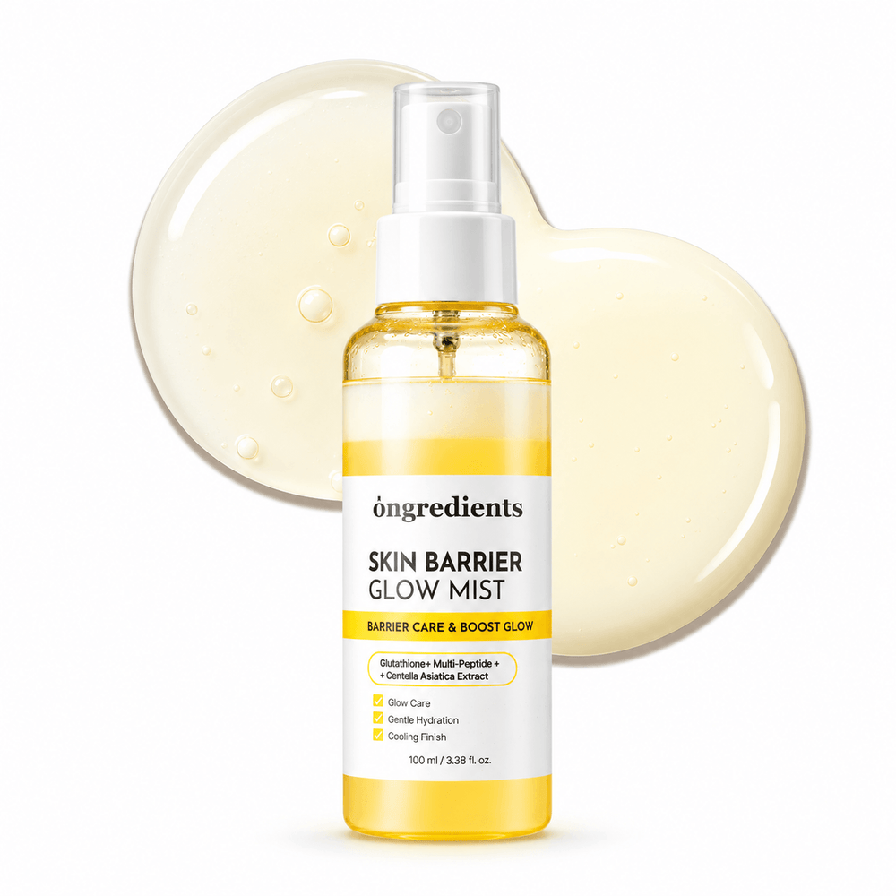 Ongredients Skin Barrier Glow Mist 50 ML | Korean Hydrating & Soothing Face Mist for Dry, Dehydrated & Sensitive Skin, Barrier Care & Radiant Glow