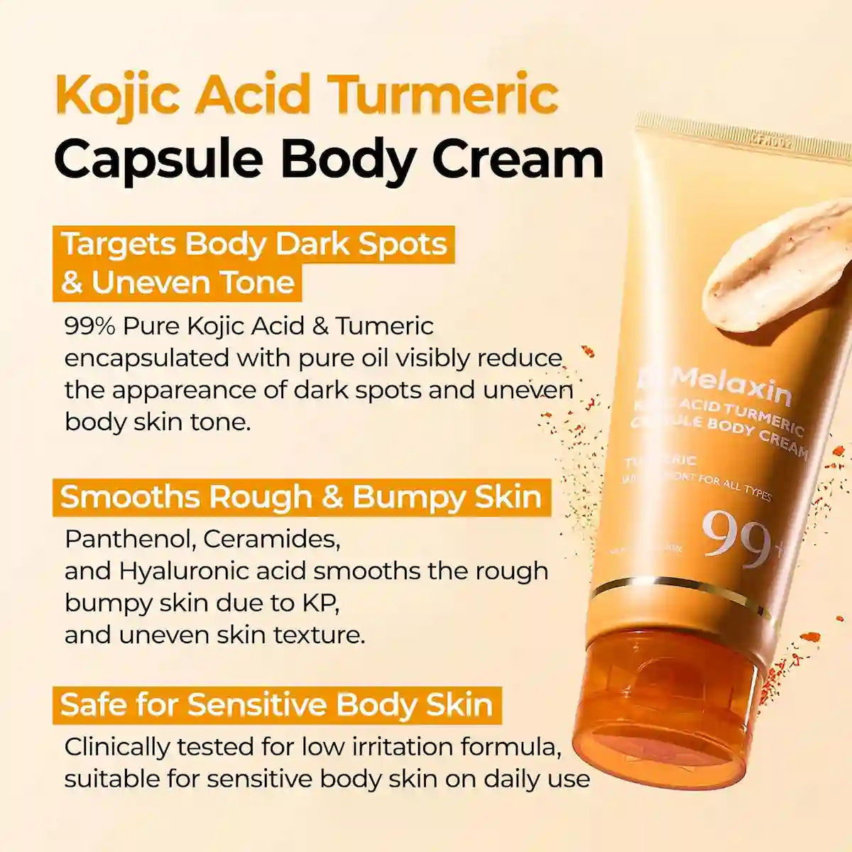 Dr.Melaxin Kojic Acid Turmeric Body Cream 200g