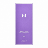 MISSHA Perfect Cover Serum BB Cream No. 27 SPF42 PA++++ | Korean Hydrating BB Cream Foundation for Natural Coverage, Even Skin Tone & Sun Protection
