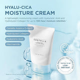 Lightweight gel cream texture of Hyalu Cica Moisture Cream 