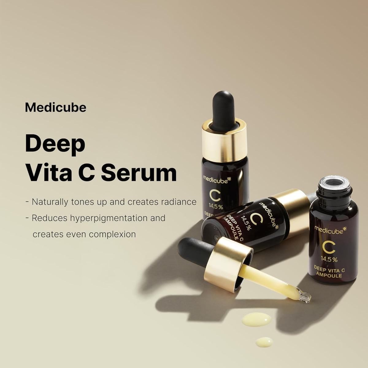 Medicube Deep Vita C Ampoule 2.0 SET 10gX3 | Vita C Ampoule 14.5% (30 g)