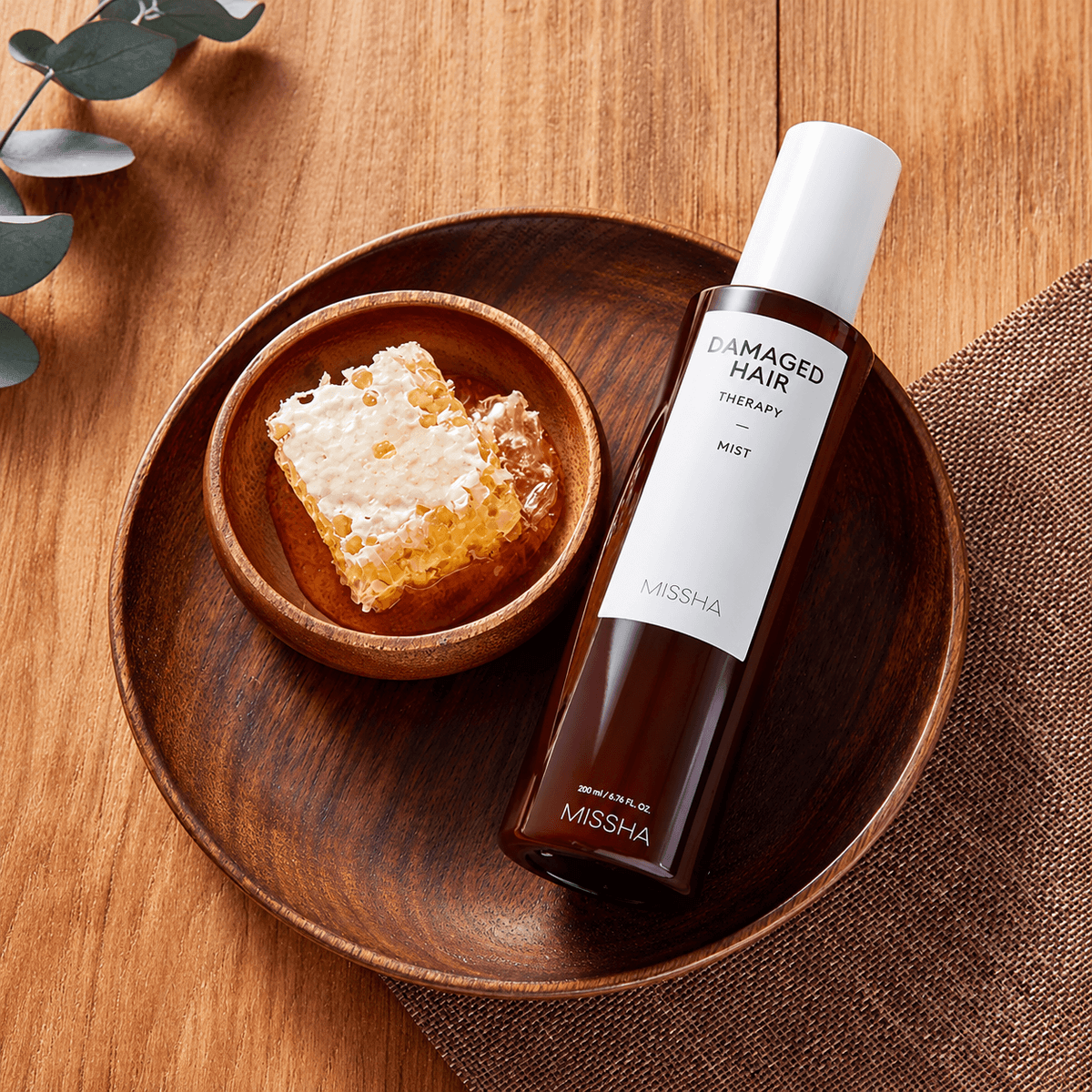 MISSHA Damaged Hair Therapy Mist 200 ML | Korean Nourishing & Repairing Hair Mist for Dry, Damaged & Frizzy Hair