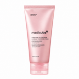 Medicube PDRN Pink Glutathione Capsule Cleansing Foam 120 G | Korean Brightening Face Cleanser for Dullness, Uneven Skin Tone, Pores & Deep Cleansing