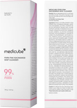 Medicube PDRN Whip Cleanser 120g | Gentle Foaming Facial Cleanser for Pore & Daily Skin Care